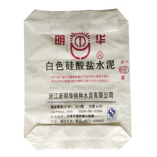 Water Resistant Plastic Block Bottom Valve Sacks