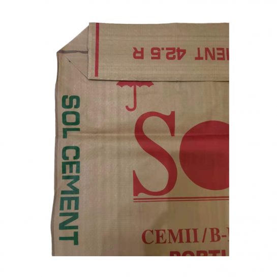 Square Bottom Valve PP Woven Cement Sacks