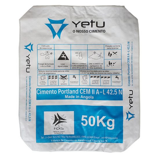 China Factory 20kg 25kg 30kg 40kg 50kg Custom Printing  PP Block Bottom Bag of Cement